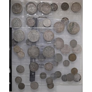 Lots - WORLD COINS Lotto da 214 monete in argento, rame e...