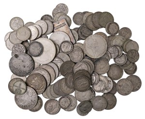 Lots - WORLD COINS Lotto di 123 monete d'argento del XIX ...