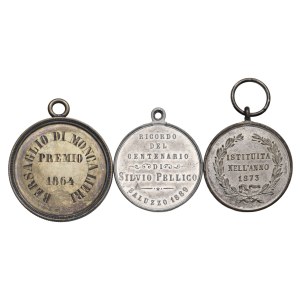 Lots - MONCALIERI Set of 3 Medals: 18th Prize Medal...