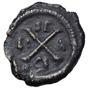Leo Vincenzo Collection - SYRACUSE Maurizio Tiberio (582–602) Decanummo - D/...