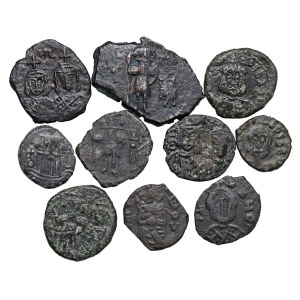Leo Vincenzo Collection – SIZILIEN 10-teiliges Set byzantinischer Münzen. Keine Rückgabe...