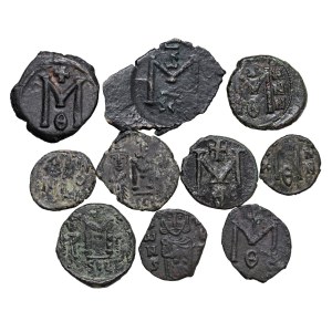 Leo Vincenzo Collection – SIZILIEN 10-teiliges Set byzantinischer Münzen. Keine Rückgabe...