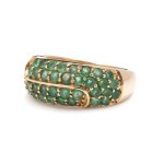 Emerald ring, second half of the 20th century