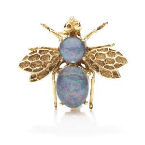 Fly-shaped brooch-pendant, second half of the 20th century