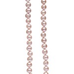 A necklace of pink pearls with amethyst, early 21st century