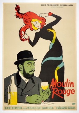 JAGODZIŃSKI Lucjan - Moulin Rouge. 1957.