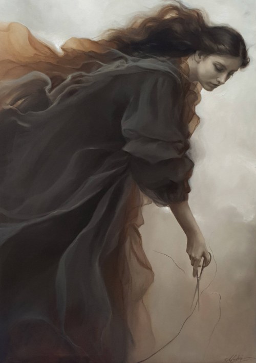 Marzena Machaj, Atropos II z cyklu Mojry, 2026