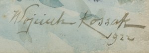 Wojciech Kossak (1856 Paryż - 1942 Kraków), Na zwiadach, 1922