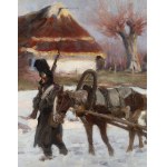 Wojciech Kossak (1856, Paris – 1942, Kraków), *Grenadiers: Retreat from Moscow*, 1910