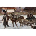 Wojciech Kossak (1856, Paris – 1942, Kraków), *Grenadiers: Retreat from Moscow*, 1910