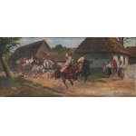 Jerzy Kossak (1886 Kraków - 1955 Kraków), Wesele krakowskie, 1928