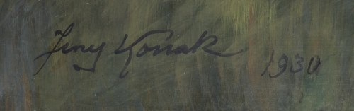 Jerzy Kossak (1886 Kraków - 1955 Kraków), Polowanie par force, 1930