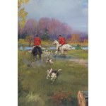 Jerzy Kossak (1886, Kraków – 1955, Kraków), Par Force Hunt, 1930