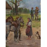Jerzy Kossak (1886, Cracovie – 1955, Cracovie), En reconnaissance, 1929
