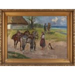 Jerzy Kossak (1886, Cracovie – 1955, Cracovie), En reconnaissance, 1929