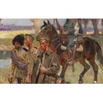 Wojciech Kossak (1856 Paris – 1942 Krakau), „In die Gefangenschaft“, 1916