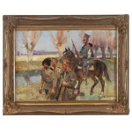 Wojciech Kossak (1856 Paris – 1942 Krakau), „In die Gefangenschaft“, 1916