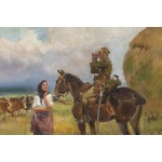 Jerzy Kossak (1886 Kraków - 1955 Kraków), Zwiad, 1929