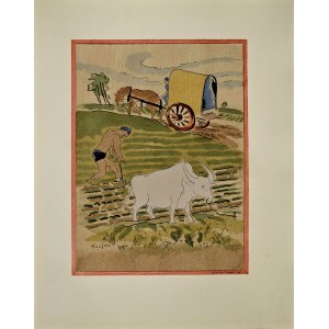 Léonard Tsuguharu Foujita (1886-1968) „Spojrzenie w próżnię” (Le Regard dans le vide) z cyklu „Rozważania palacza opium” (Propos d'un intoxiqué) 1928
