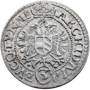 Matthias I., 3 kreuzery, 1618, Vídeň
