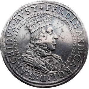 Ferdinand Charles, 2 Thaler ND (1654), Hall