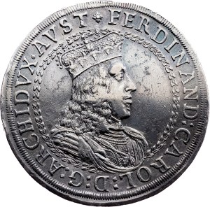 Ferdinand Charles, 2 Thaler ND (1654), Hall