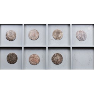 Leopold I., 7 x 1 Kreuzer 1672-1701