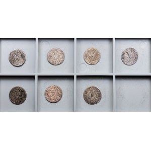 Leopold I., 7 x 1 Kreuzer 1672-1701