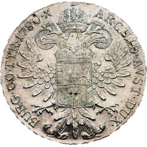 Marie Terezie, 1 thaler 1780 (reedyce), Vídeň