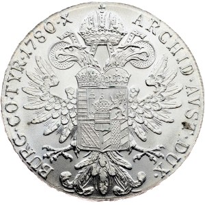 Marie Terezie, 1 thaler 1780 (reedyce), Vídeň