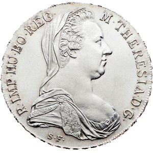 Marie Terezie, 1 thaler 1780 (reedyce), Vídeň
