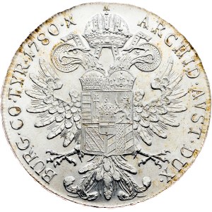 Marie Terezie, 1 thaler 1780 (reedyce), Vídeň