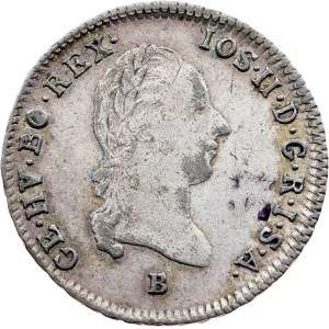 Josef II., 3 kreuzer, 1788, B, Kremnitz