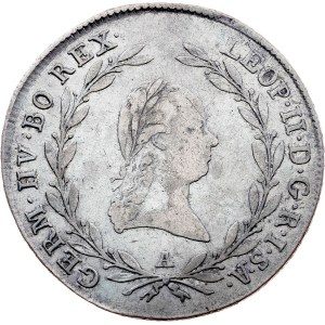 Leopold II., 20 kreuzerů, 1790, A, Vídeň