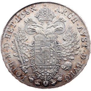 Franz I. (II.), 1/2 Thaler 1798, A, Vienna