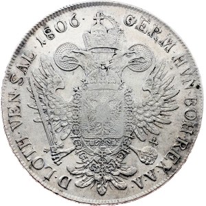 Franz I. (II.), 1 thaler 1806, A, Vídeň