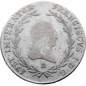 Franz I. (II.), 20 kreuzerů 1808, D, Salcburk