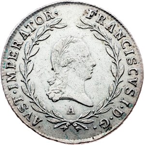 Franz I. (II.), 20 kreuzerů 1809, A, Vídeň