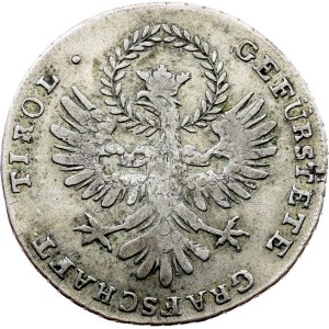Franz I. (II.), 20 kreuzerů, 1809, Hall
