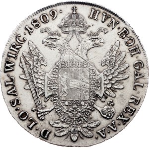 Franz I. (II.), 1 thaler 1809, A, Vídeň