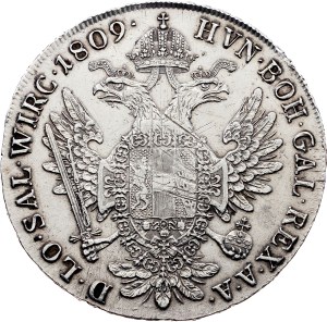 Franz I. (II.), 1 Thaler 1809, A, Vienna