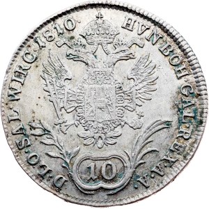 Franz I. (II.), 10 kreuzerů, 1810, A, Vídeň