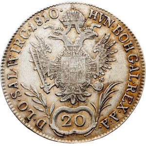 Franz I. (II.), 20 kreuzerů 1810, A, Vídeň