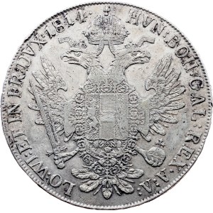 Franz I. (II.), 1 thaler 1814, A, Vídeň