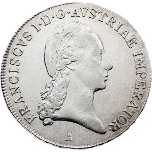 Franz I. (II.), 1/2 thaleru z roku 1817, A, Vídeň