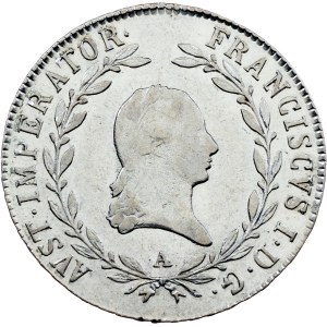 Franz I. (II.), 20 kreuzerů 1823, A, Vídeň