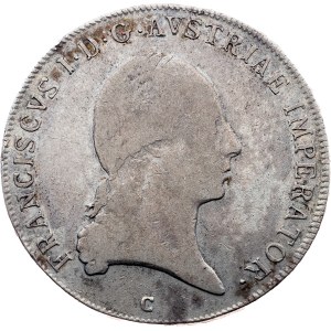 František I. (II.), 1 tolar 1823, C, Praha