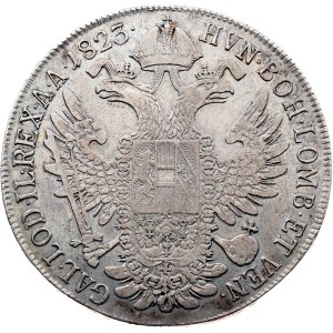 František I. (II.), 1 tolar 1823, C, Praha