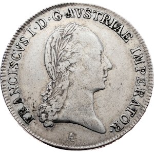 Franz I. (II.), 1/2 thaleru z roku 1823, A, Vídeň