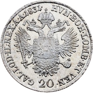 Franz I. (II.), 20 Kreuzer 1831, A, Wien